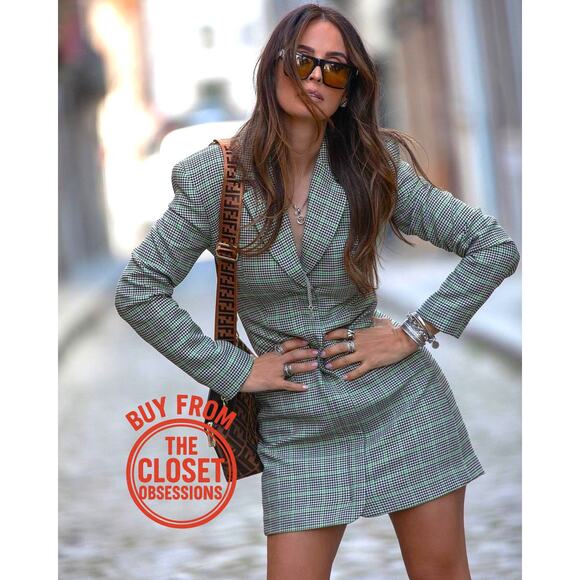 ZARA Printed Blazer Dress NWT - Picture 3 of 16